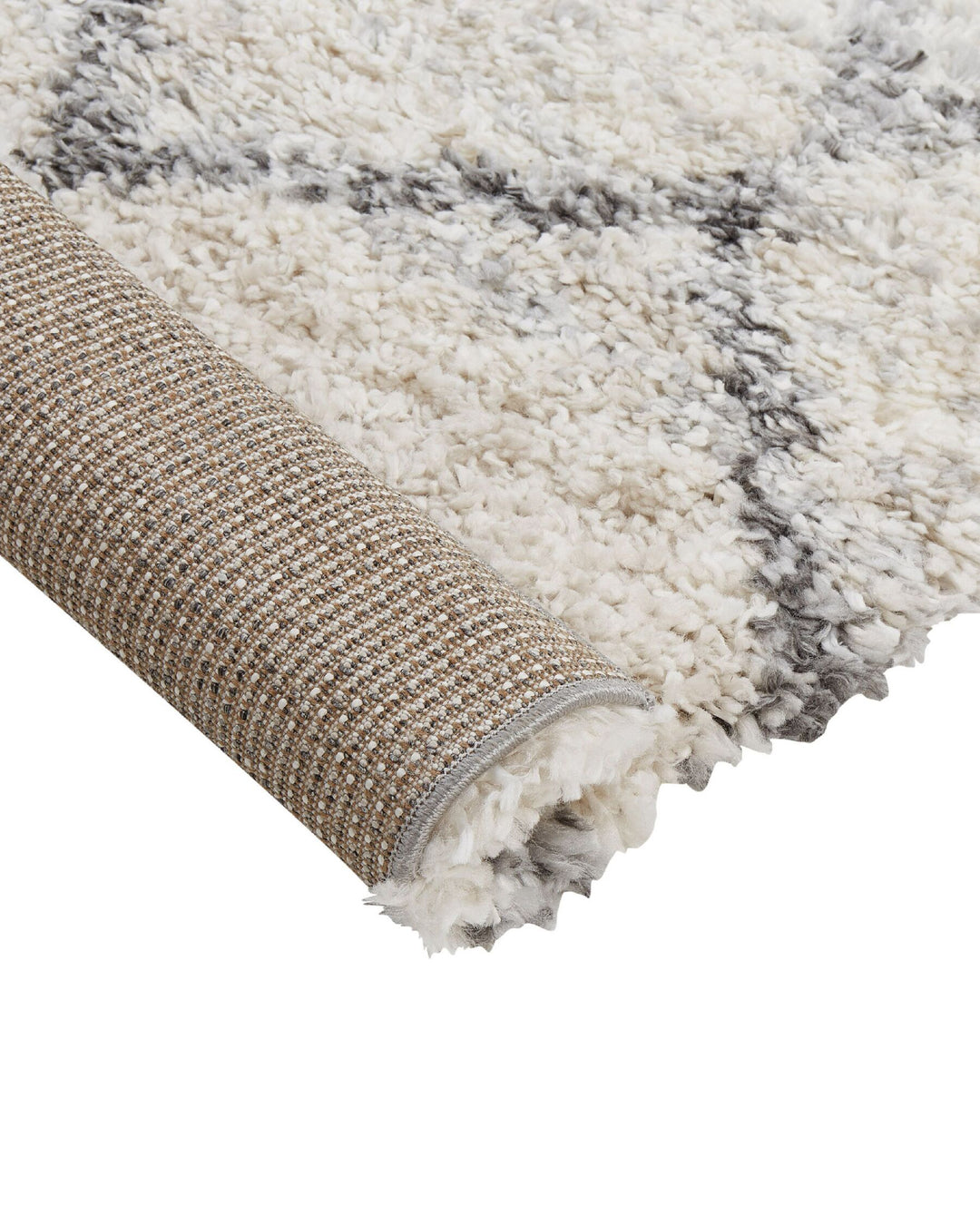 Shaggy Area Rug 200 x 300 cm Light Beige and Grey Yerevan