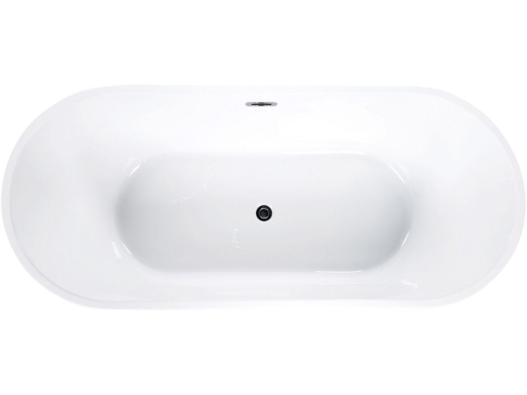 Freestanding Bath 170 x 72 cm White Havana