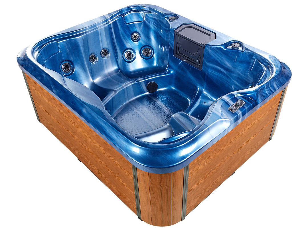 Square Hot Tub with LED Blue Arcelia