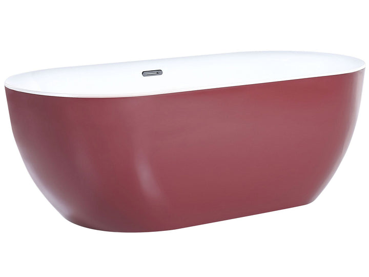 Freestanding Bath 1700 x 800 mm Red Carrera