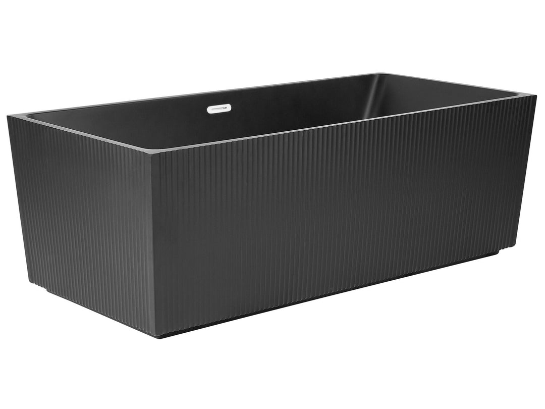 Freestanding Bath 1700 mm x 800 mm Black Gocta