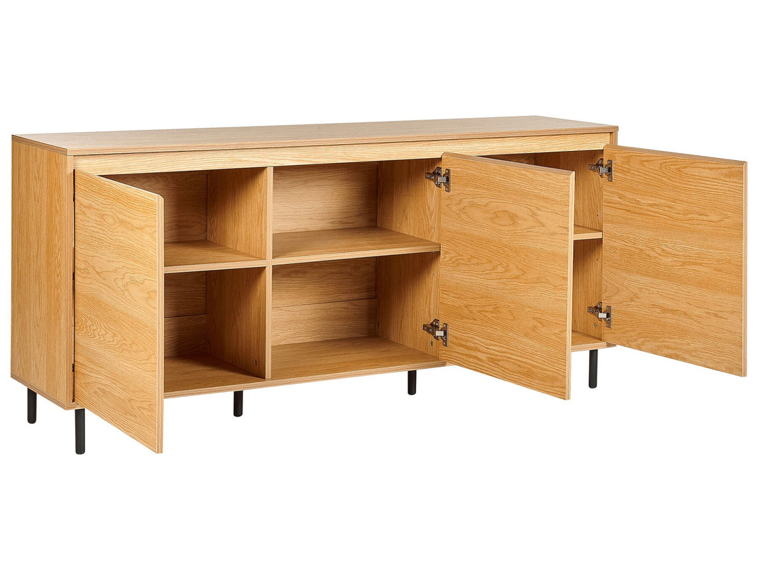 3 Door Sideboard Light Wood Nikea