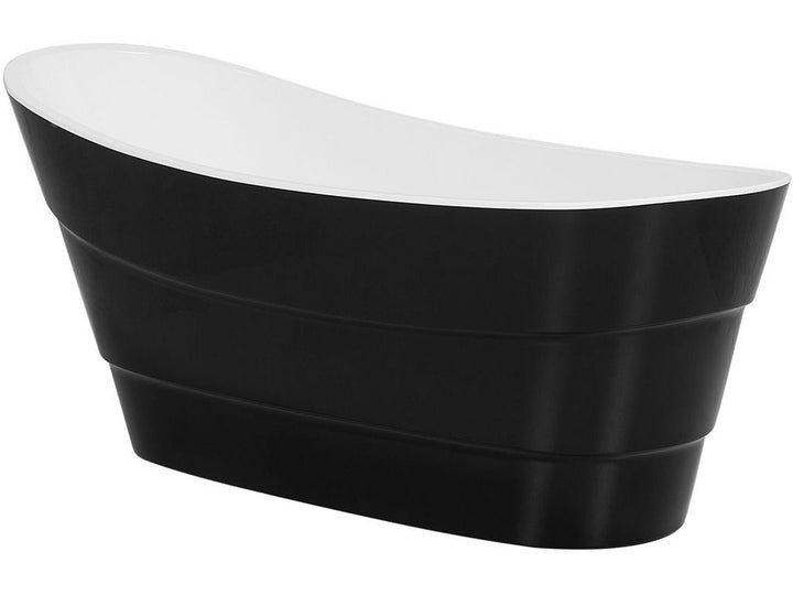 Freestanding Bath 1700 x 730 mm Black Buenavista