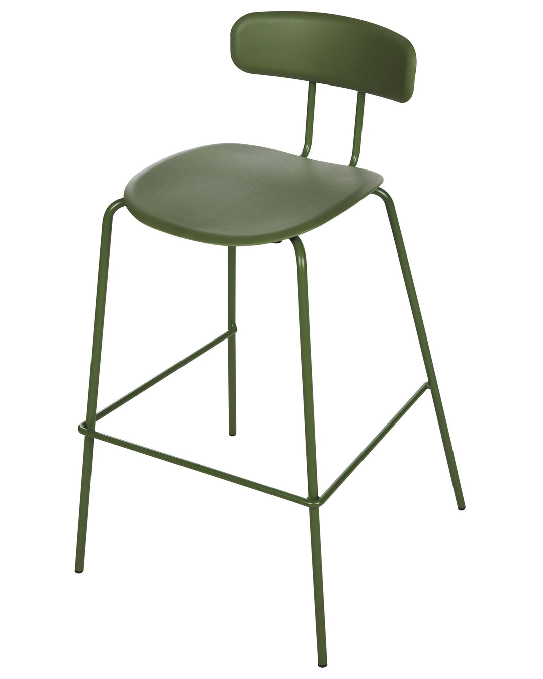 Bar Chair Set of 2 Green Sibley