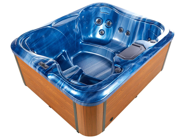 Square Hot Tub with LED Blue Arcelia