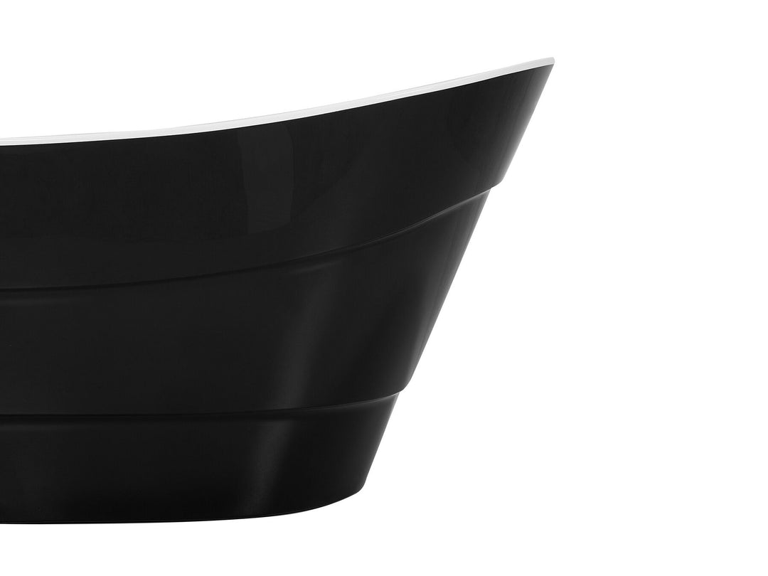 Freestanding Bath 1700 x 730 mm Black Buenavista