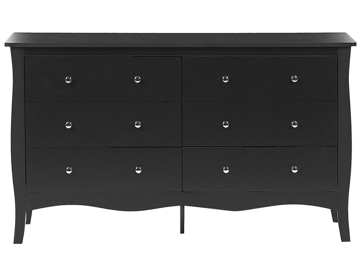 6 Drawer Chest Black Winchester