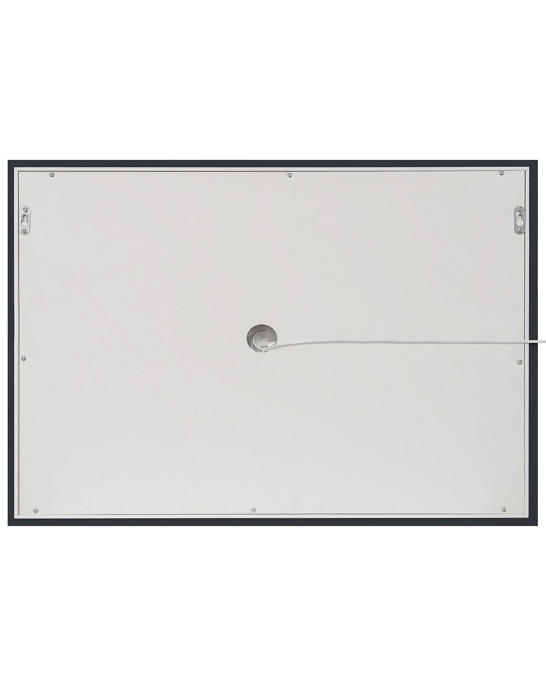 LED Wall Mirror 60 x 80 cm Silver Eyre