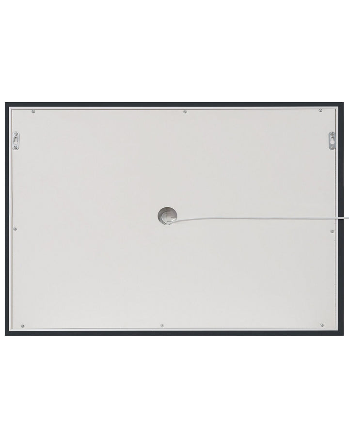 LED Wall Mirror 60 x 80 cm Silver Eyre