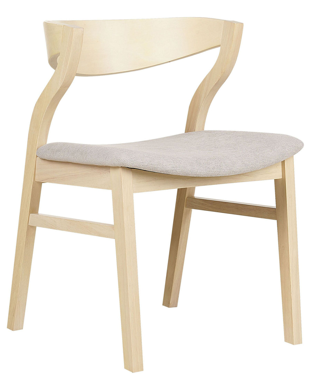 Dining Chair Set of 2 Beige Maroa