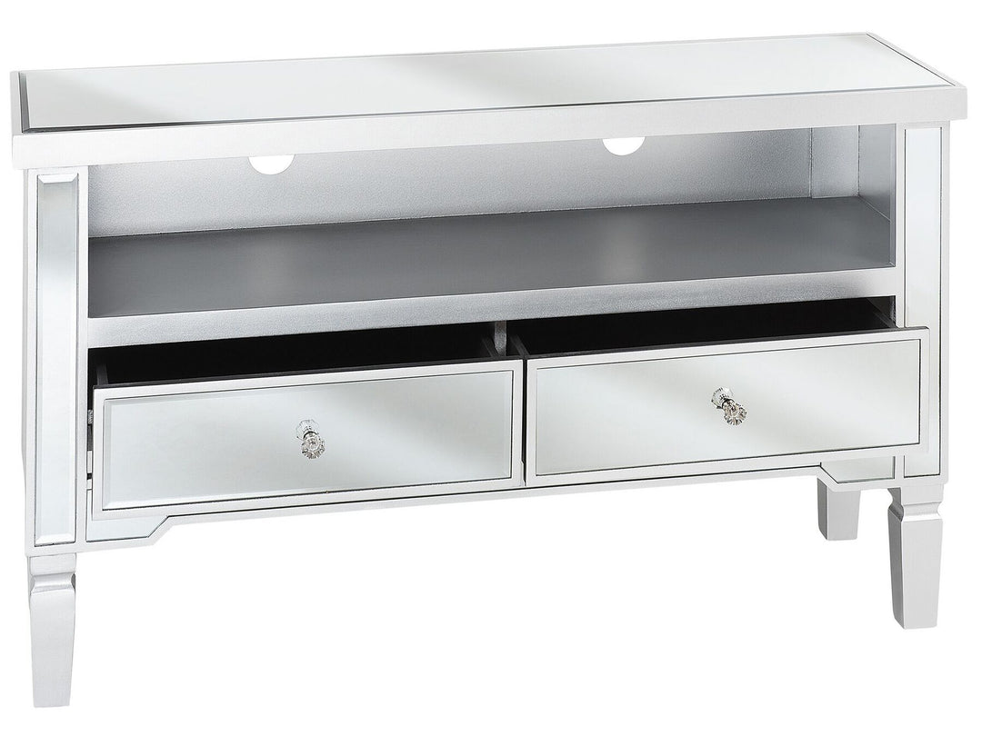 Mirrored TV Stand Silver Nicea