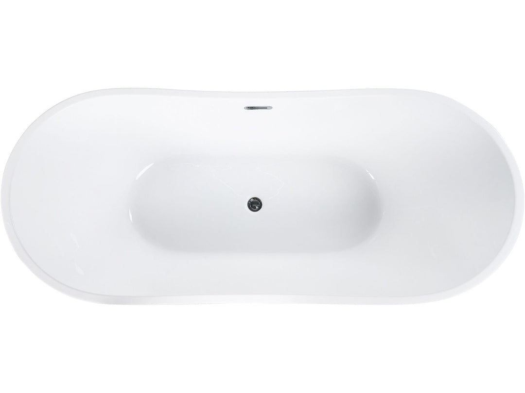 Freestanding Bath 1700 x 770 mm White Antigua