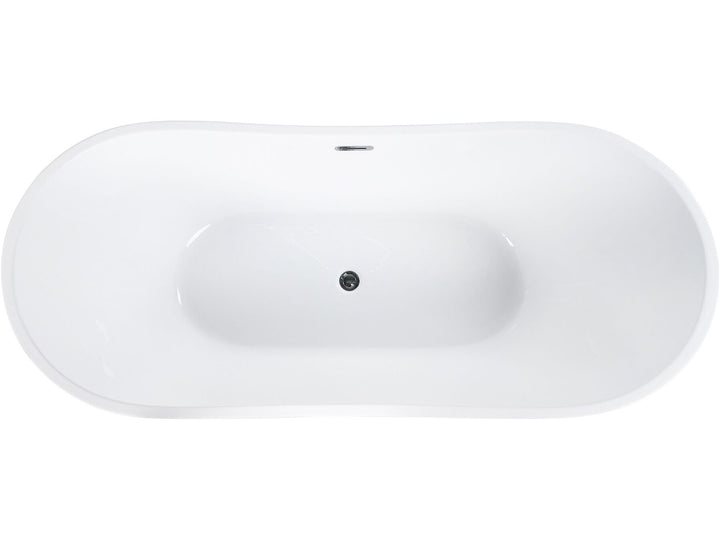 Freestanding Bath 1700 x 770 mm White Antigua