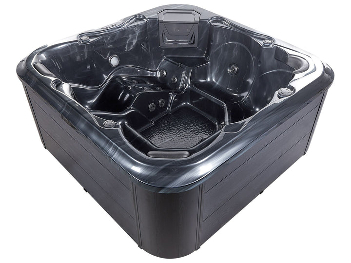 Square Hot Tub with LED Grey Tularosa