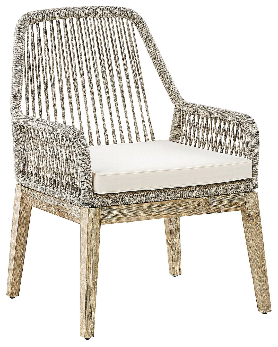 Set of 2 Garden Chairs Beige Olbia