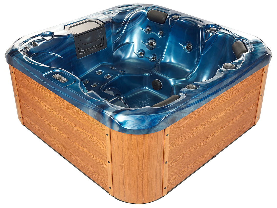 Square Hot Tub with LED Blue Lastarria