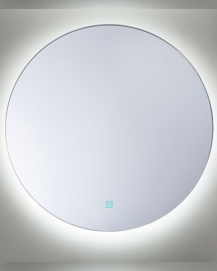 Round LED Wall Mirror ø 60 cm Silver Callac