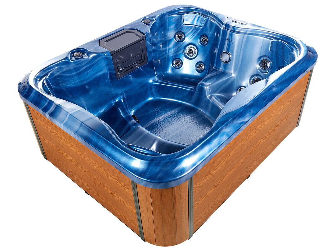 Square Hot Tub with LED Blue Arcelia