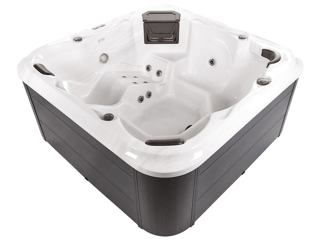 Square Hot Tub with LED White Tularosa