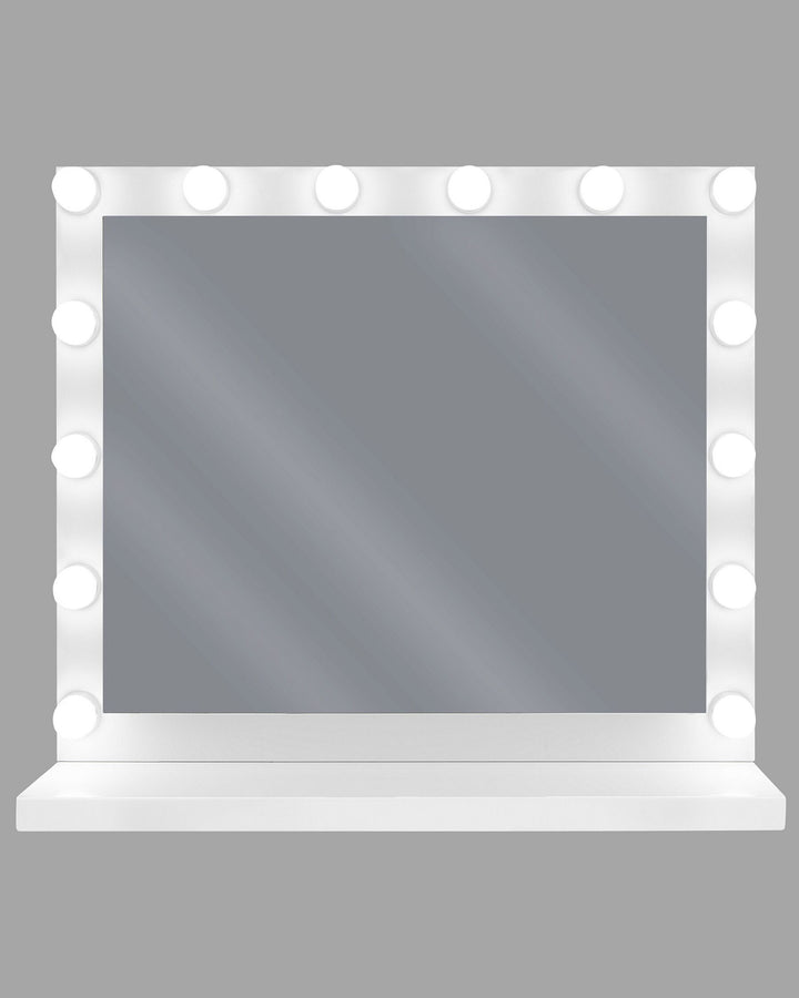 LED Dressing Table Mirror 50 x 60 cm White Beauvoir