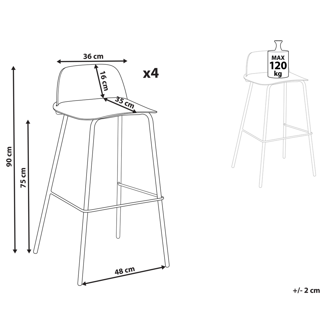 Bar Chair Light Green Mora