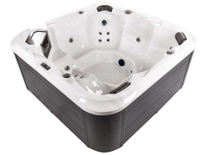 Square Hot Tub with LED White Tularosa