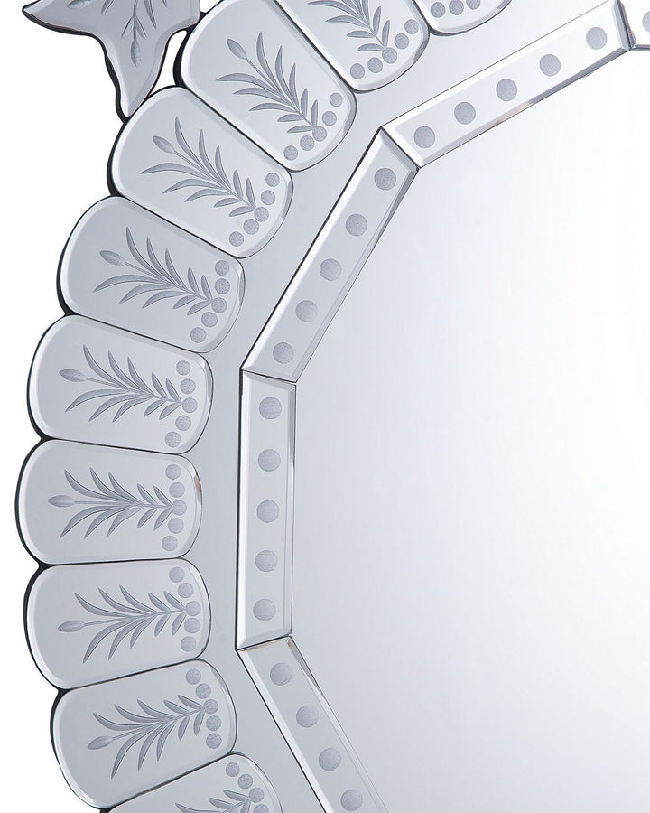 Wall Mirror 100 cm Silver Craon