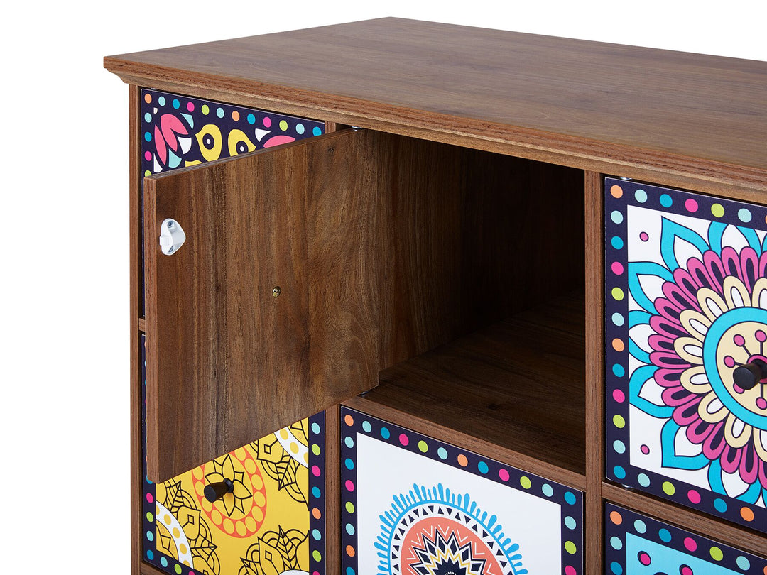 9 Drawer Cabinet Multicolour Kuma