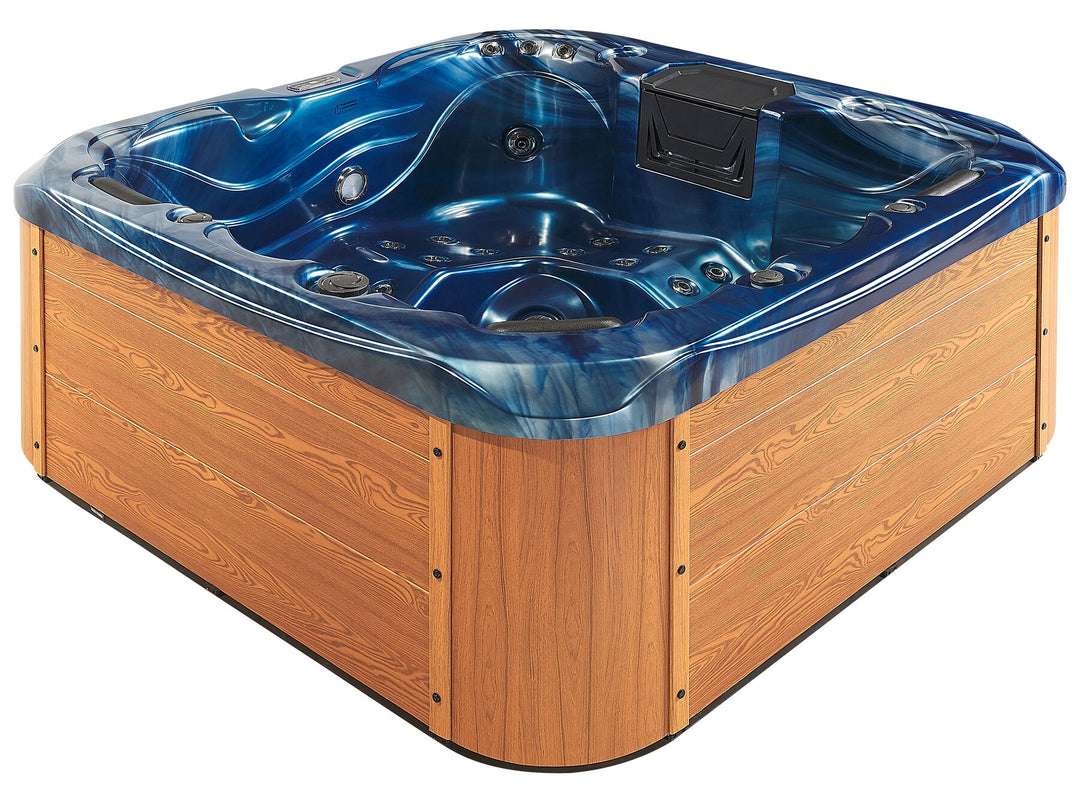 Square Hot Tub with LED Blue Lastarria