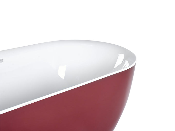 Freestanding Bath 1700 x 800 mm Red Carrera