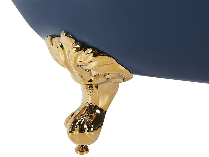 Freestanding Bath 1500 x 770 mm Blue and Gold Cayman