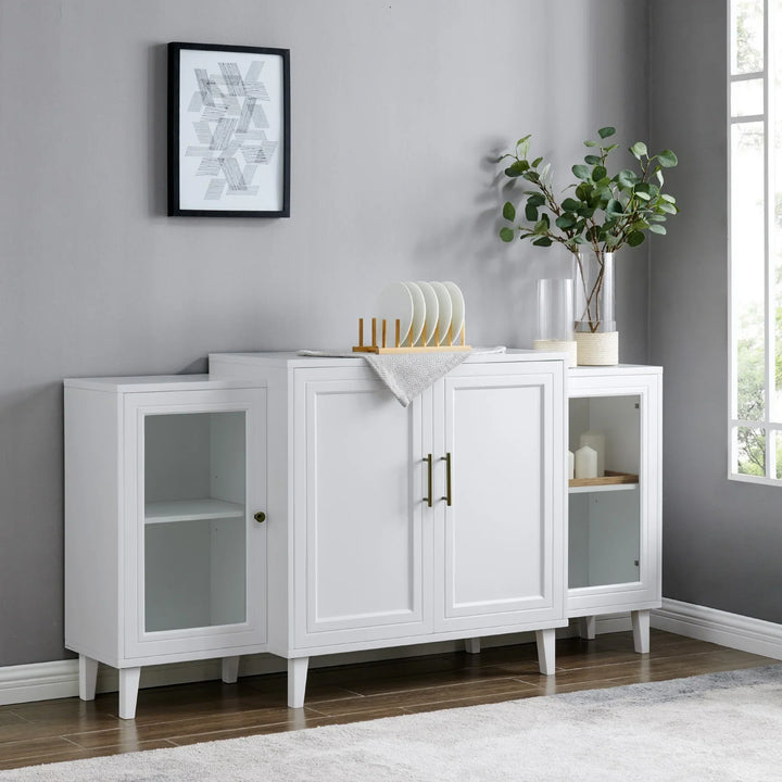 4 Door Modern Sideboard White Arman