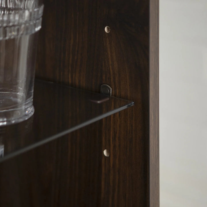 2 Door Sideboard Dark Walnut Caringorm