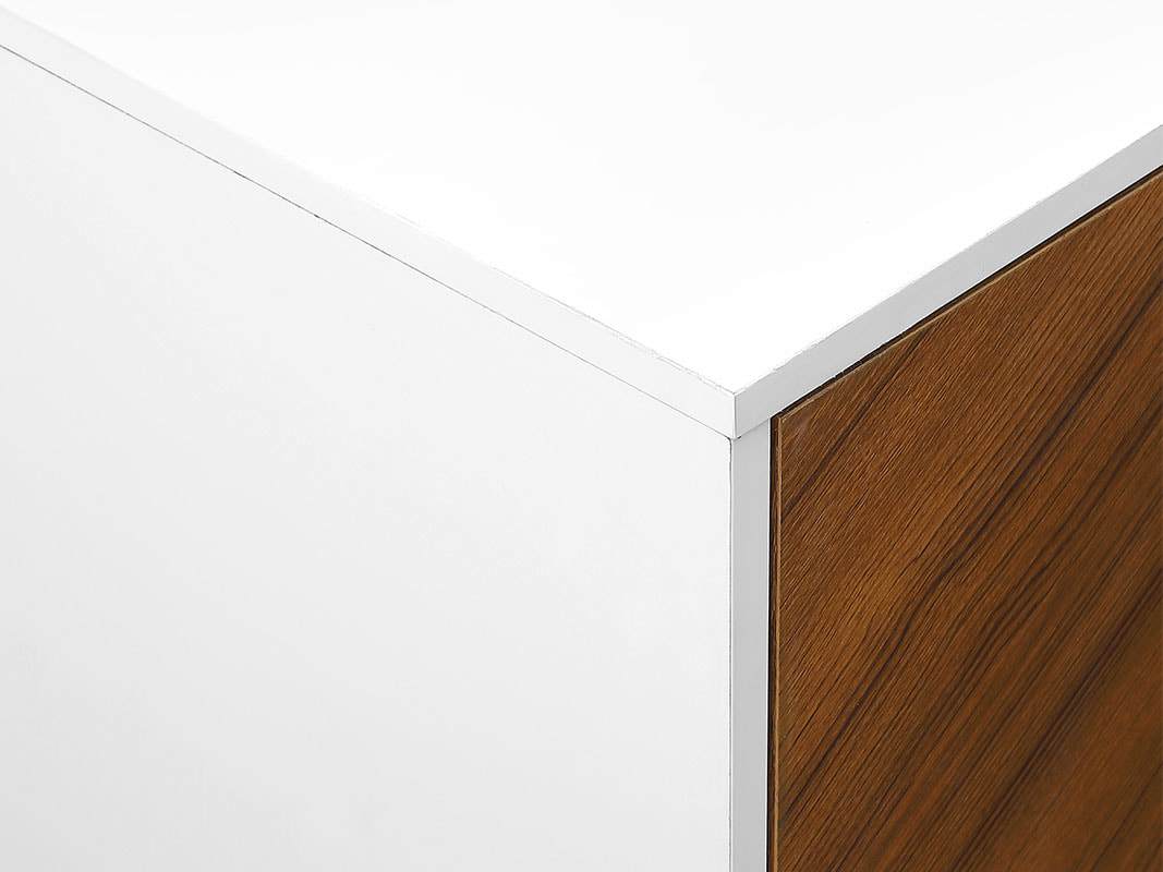 Laminate Sideboard White/Teak Henry