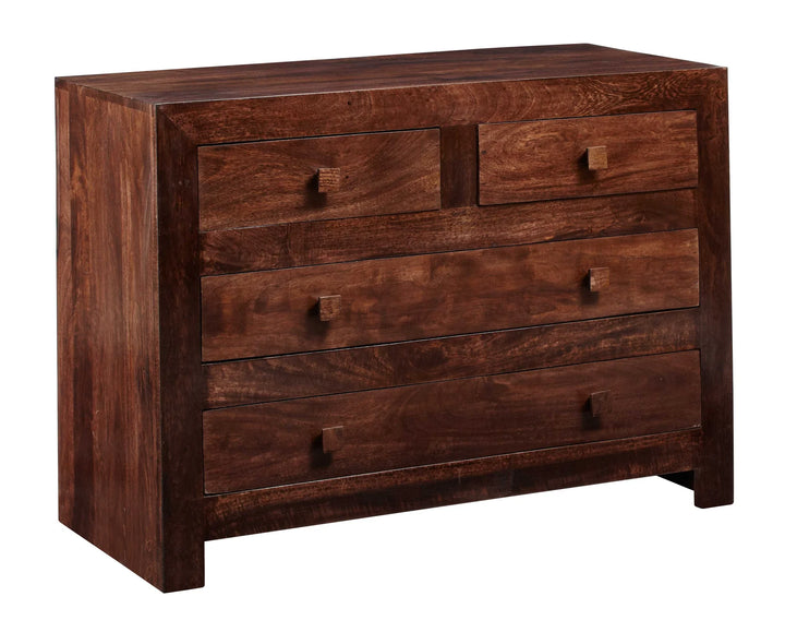 Dark Mango 4 Drawer Dressing Chest Toko