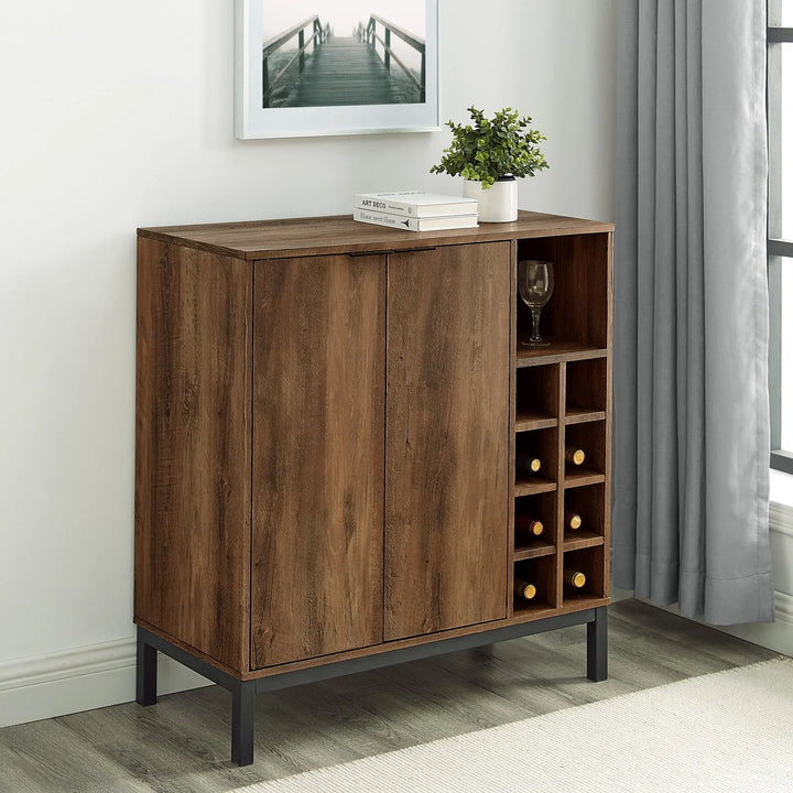 Bar Cabinet Rustic Oak Sturgill