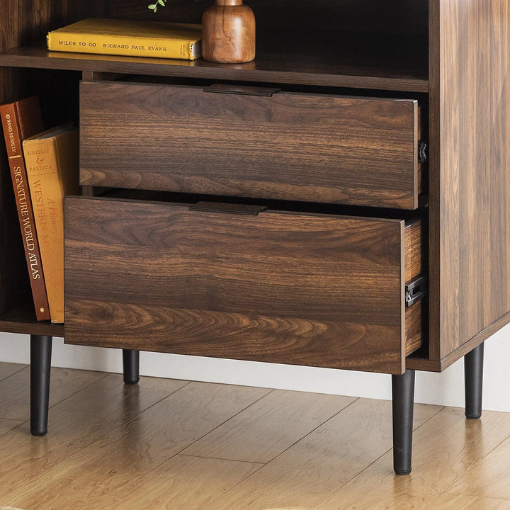 Bedside / Side Table Dark Walnut Bivens