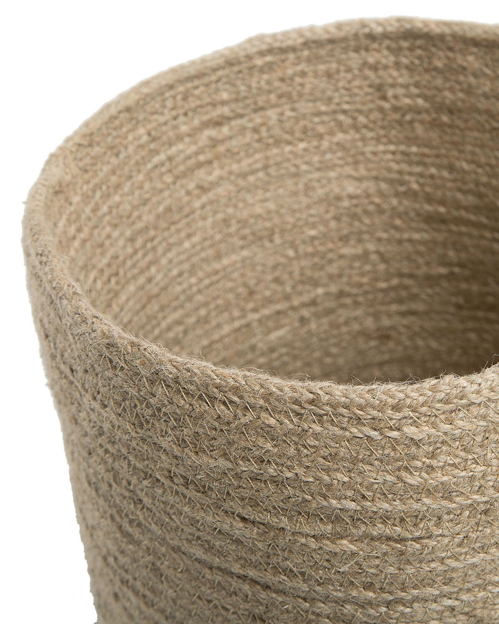 Set of 3 Jute Baskets Sand Beige Artigala