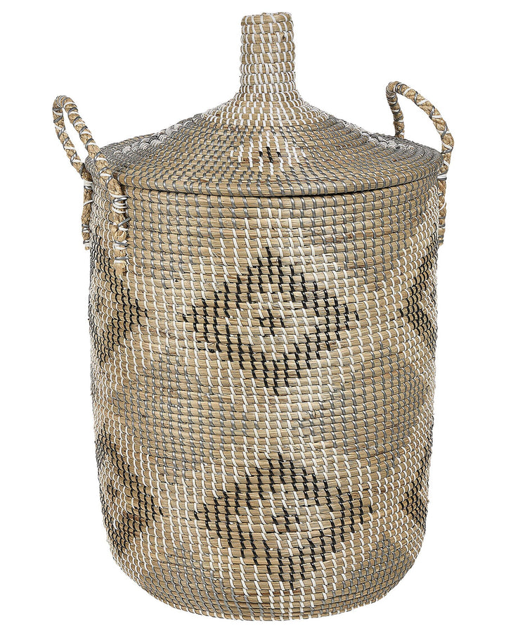 Seagrass Basket with Lid Light Camranh