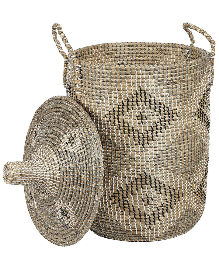 Seagrass Basket with Lid Light Camranh