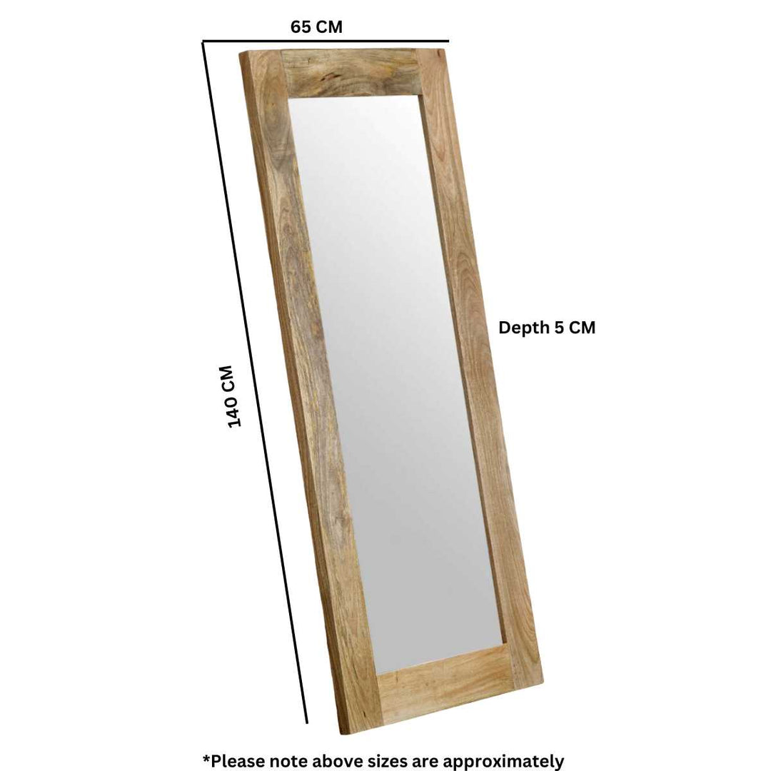 Surrey Solid Wood Frame Mirror Extra Long