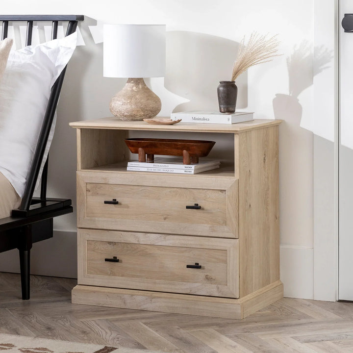 2 Drawer Bedside Table Antimony