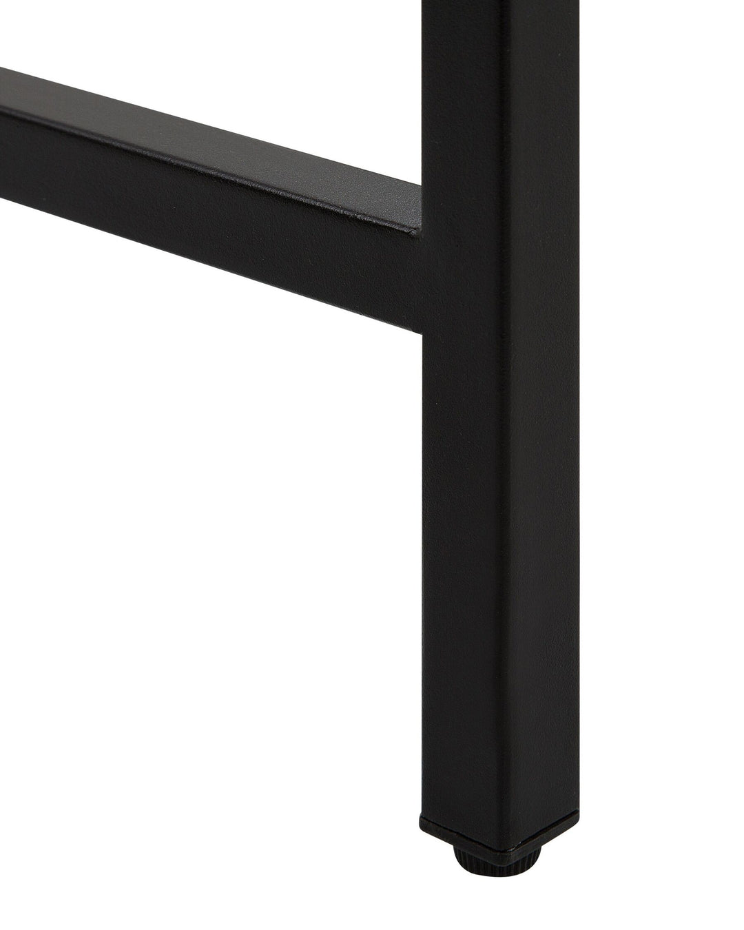 Console Table Dark Wood with Black Tulia