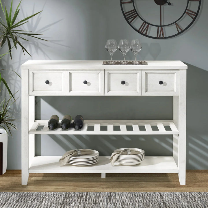 2 Drawer Sideboard White Eriza