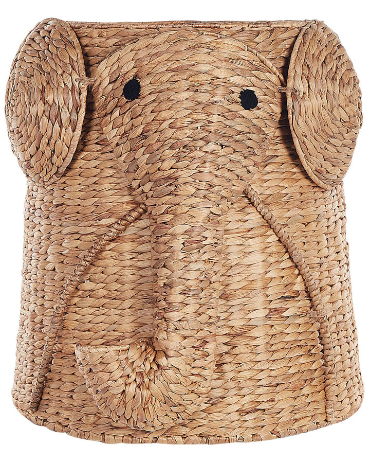 Water Hyacinth Wicker Elephant Basket Natural Dogon