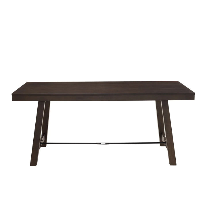 6 Seater Dining Table Brown Winfield