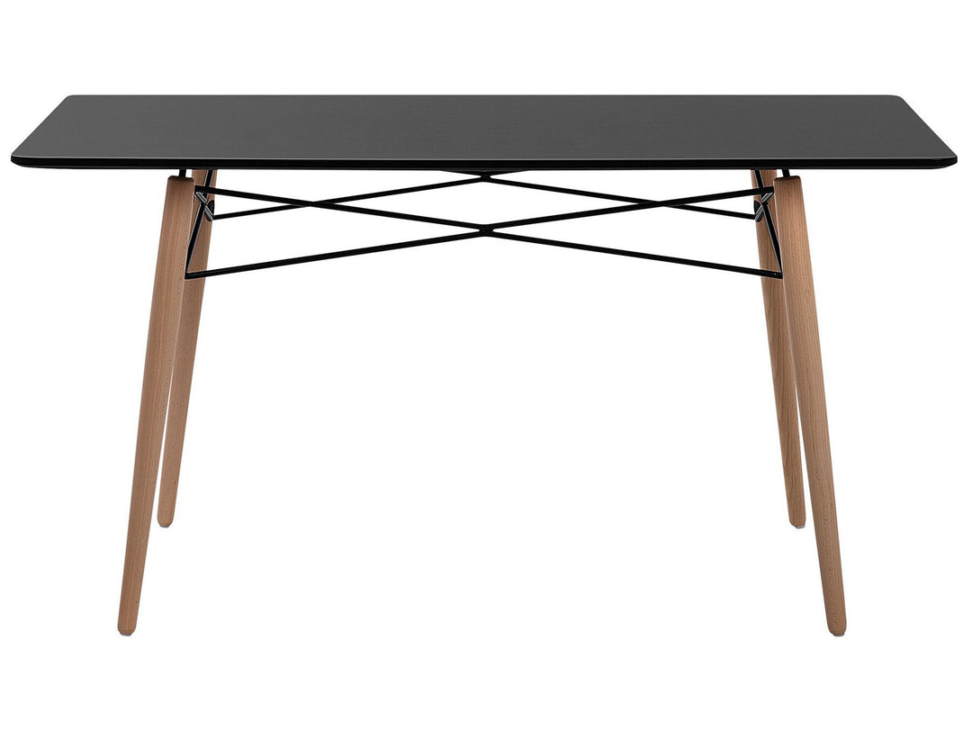 4 Seater Dining Table Black Celeste