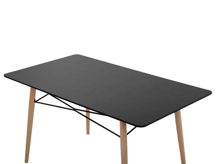 4 Seater Dining Table Black Celeste