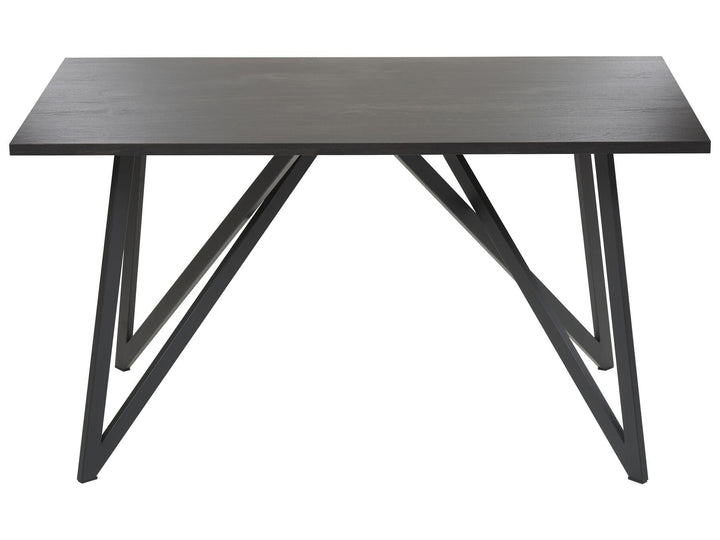 6 Seater Dining Table Black Tahquitz