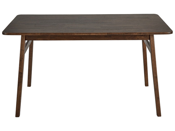 4 Seater Dining Table Dark Wood Tenaya